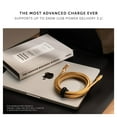 thumbnail image 6 of Native Union Belt Cable Pro - 240W USB Type C - 8ft Ultra-Strong Charging - Leather Strap (Zebra), 6 of 8