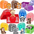 thumbnail image 1 of Juguete de aprendizaje KMUYSL Safari Animals de 1 a 3 años con 20 unidades, 1 of 7