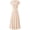 Beige, variant on Summer Outfits For Women Two Piece Sets Casual Crew Neck Short Sleeve Cropped Spring Tops Midi Skirt Lounge Set