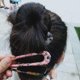 thumbnail image 1 of Paquete de 2 pinzas para el cabello en forma de U de acetato de celulosa francesa para mujer (t-0-g) ShuxiuWang 8390612253836, 1 of 1