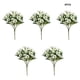 thumbnail image 2 of Flores Artificiales Bearachild Seda Blanco 31 cm 5 Piezas, 2 of 6