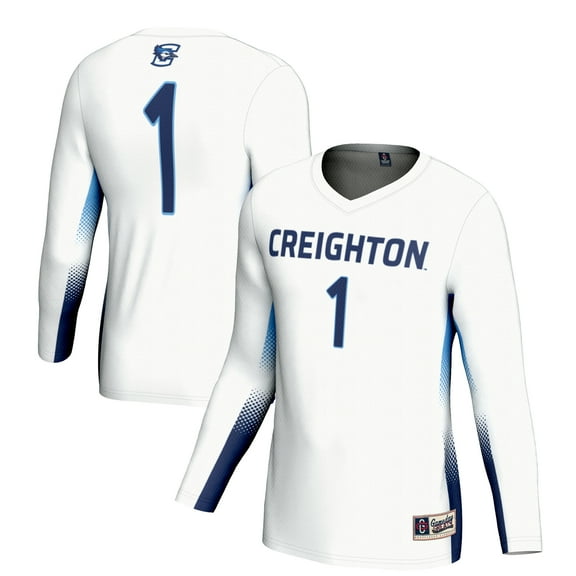 Unisex GameDay Greats #1 White Creighton Bluejays Lightweight Volleyball Jersey