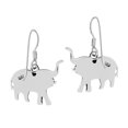 thumbnail image 3 of Majestic Thai Elephants Abalone Shell Inlays .925 Sterling Silver Earrings, 3 of 5