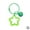 As shown in the picture, variant on Five-pointed Star Acrylic Keychain Dopamine Earphone Set Hanging Decoration
