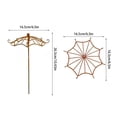 thumbnail image 3 of Umbrella Climbing Trellis, Metal Outdoor Rustproof 3D Climbing Vine Support for Courtyard Wisteria Rose Plant Growth, 3 of 4
