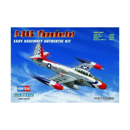 Hobby Boss F-84G Thunderjet Easy Assembly Kit Airplane Model Building Kit