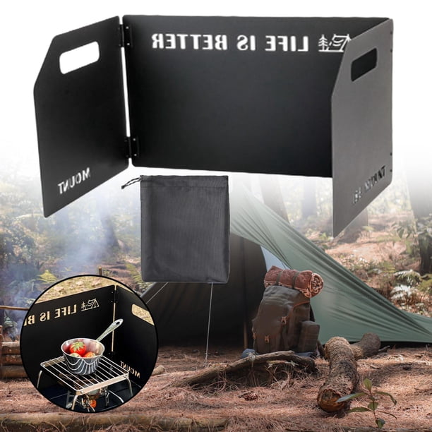 Pare-brise Pliable Pour Réchaud De Camping - Protection Contre Le Vent
