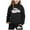 outfits 44#Black, variant on Girls' Hoodies Set Long Sleeve Sweatpants and Joggers Kids with Letter Print for Toddler Kids Casual Outdoor Daily Wear Clothing Sets,Brown,Size 3 Y-4 Y