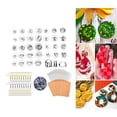 thumbnail image 3 of Kit de suministros para troqueles de corte de aretes, troqueles de corte de metal con ganchos para las para manualidades de aretes de 135 piezas Macarena Molde para cortar pendientes, 3 of 8