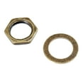 thumbnail image 4 of lionlar Set de 10pcs Joints Écrous Résistant à l'Usure Solide 3/8'' Guitare Basse Socket Écrou Joint Instruments de Musique Jack Rondelle Écrous Ensemble, 4 of 7