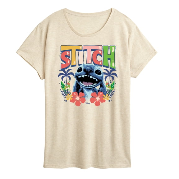 Lilo & Stitch - Stitch Hawaiian Frame Short Sleeve Graphic T-Shirt