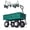 Green with Waterproof Liner, variant on 400LBS Heavy Duty Steel Garden Cart, Garden Wagon Cart on Wheels, Metal Yard Utility Wagon with Removable Mesh Sides, 10" All Terrain Tires, 180° Rotating Handle for Lawn, Garden, Farm