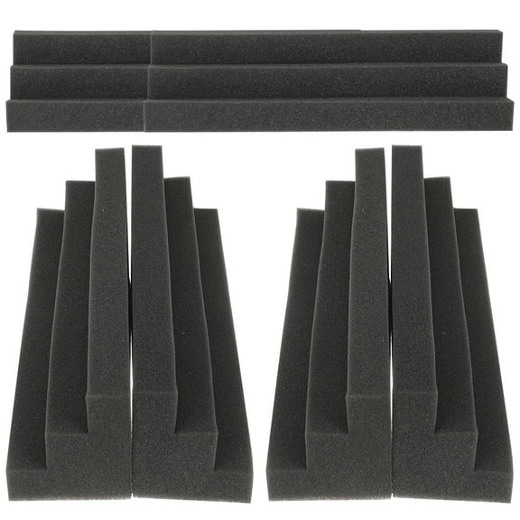 unbranded  6 Pcs Bass Traps Acoustic Foam Low Frequency Sound-absorbing Cotton