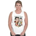 thumbnail image 3 of Betty Boop Unafraid To Be Me Tattoo Women Plus Size Tank Top Brisco Brands 2X, 3 of 5