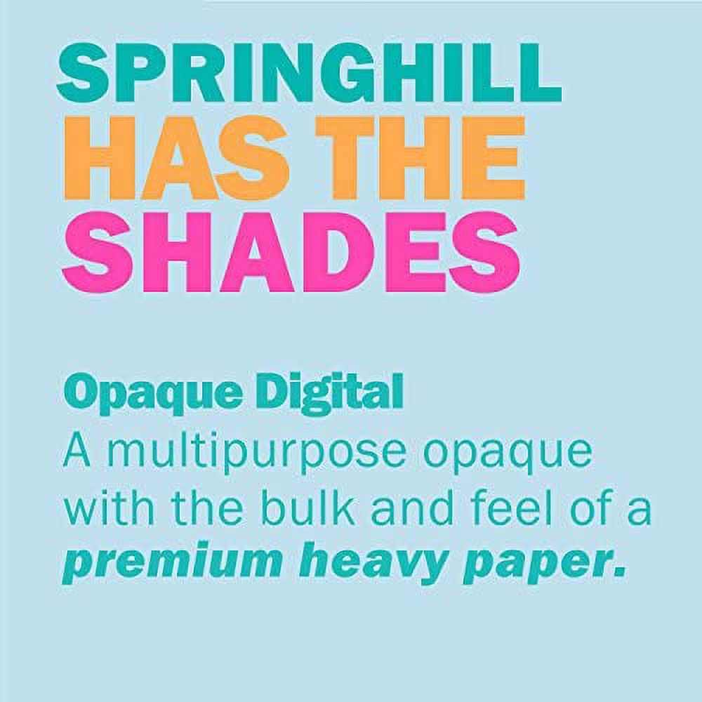 Springhill Green Colored Paper, 24lb Copy Paper, 89gsm, 8.5 x 14 printer paper, 1 Ream / 500 Sheets - Pastel Paper with Smooth Finish (024225R)