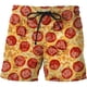 thumbnail image 3 of Pantalones cortos con estampado 3D de perritos calientes y carne grasientos divertidos para hombre, pantalones cortos de playa de hip hop callejero, pantalones cortos de natación para patineta, bañado, 3 of 5