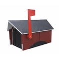 thumbnail image 2 of Kunkle Holdings LLC Covered Bridge Wooden Mailbox with Double Doors - Red, 2 of 2