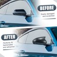 thumbnail image 2 of Unique Bargains Pair Car Rear View Driver Passenger Side Mirror Cover Cap Overlay Black Carbon Fiber Pattern for Ford for Mustang GT Mirror Guard Covers Exterior Trim, 2 of 6