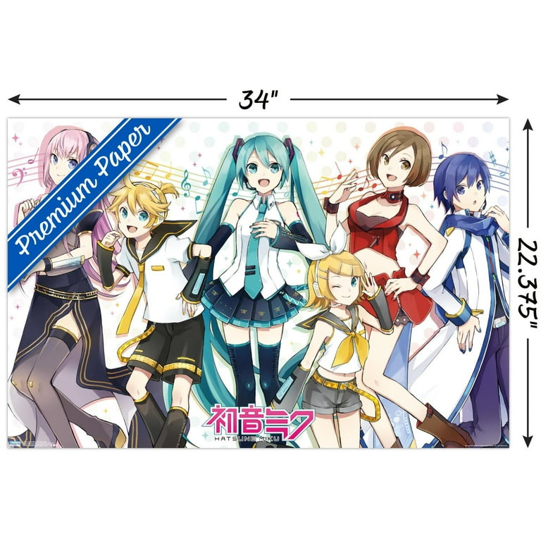 Hatsune Miku - Musical Group Wall Poster, 22.375