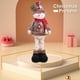 thumbnail image 2 of Naiovety Pelusa Navidad muñeca portátil Adorable reutilizable sala de estar fiesta familiar vacaciones escaparate ornamento Festival regalo Kits de decoración para fiestas Muñeco de nieve, 2 of 6