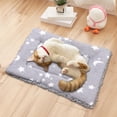thumbnail image 4 of Fiudx Colchoneta para Mascotas, Cama Suave de Felpa para Perros, Cálida y Aislante para Gatos, Lavable y Resistente a La Suciedad, Ideal para Viajes En Coche o En Casa, Espacio de Descanso Cómodo, Fá, 4 of 6