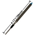 thumbnail image 4 of Jaymo Replacement for Lamy M16 1200150/1200152 - Measures 4.17 in / 106 mm Long - Ballpoint Pen Refill - 6 Black + 6 Blue, 4 of 6