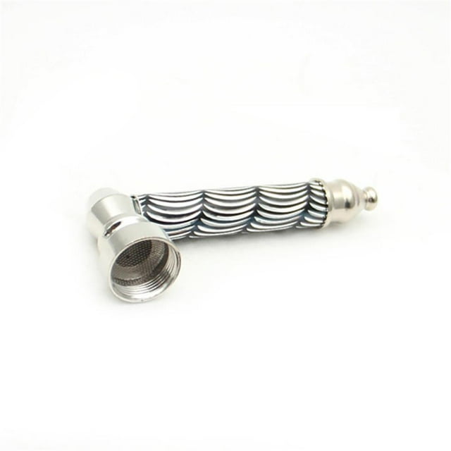 Pipa De Humo De Metal De 85Mm, Pipa Para Fumar, Estilo Clásico Tallado Con Mango Antideslizante, Tazón De Tabaco Relajante, Cuchara De Mano Práctica Noticed HA026528-03
