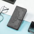 thumbnail image 5 of Funda de cuero tipo billetera para Oppo Reno 4z 5g con diseño de mandala en relieve y tapa magnética, protección a prueba de golpes, color negro, 5 of 5