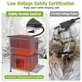 thumbnail image 3 of Aivituvin Heated Cat House with Heating Pad & Insulated Liner for Winter, Insulated Outdoor Cat House for Outdoor Indoor, Weatherproof Two Story Cat Shelter for Feral & Stray Cats, 3 of 7