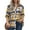 Yellow, variant on Womens Plaid Shacket Jacket Flannel Button Fashion Shirts Winter Coats with Pockets (Yellow,M)