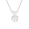 thumbnail image 2 of Delight Jewelry Silvertone Tree of Life in Circle Silvertone Dream Big Pendant Necklace, 25", 2 of 4