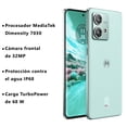 thumbnail image 4 of Smartphone Motorola Edge 40 Neo 12GB RAM 256GB ROM Verde Desbloqueado, 4 of 4
