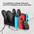 thumbnail image 2 of Base de carga para Nintendo Switch, estación de carga para Nintendo Switch Joy Cons y controladores, 2 of 9