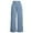 A-Blue22, variant on Womens Pants Corduroy High Waist Pleated Wide Leg Trousers Retro Stylish Comfortable Loose-Fit Pants For Ladies