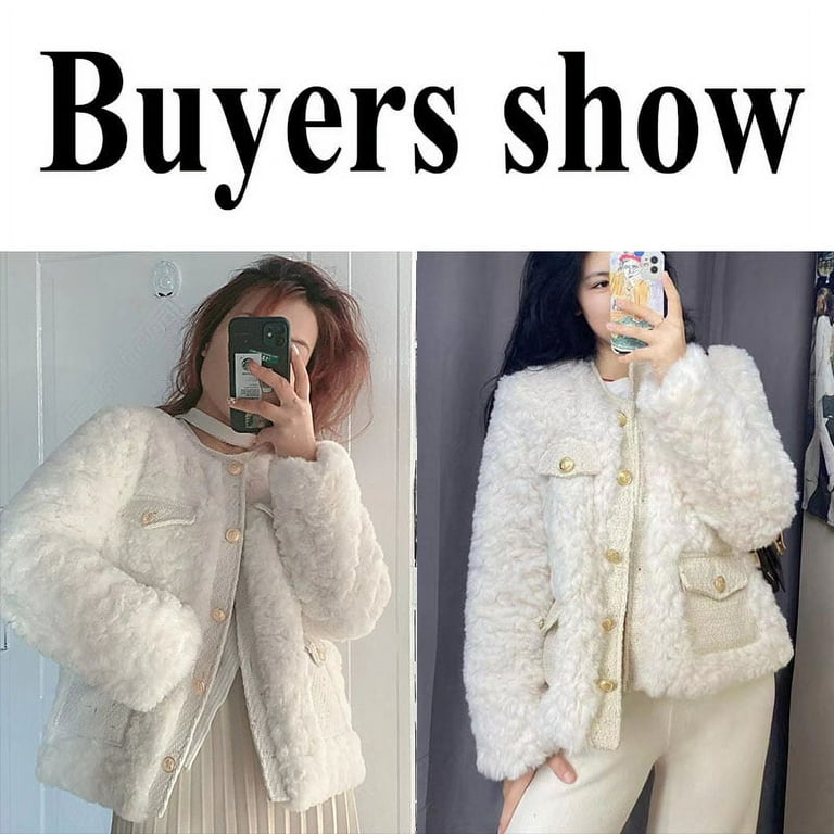 PIKADINGNIS Korean Fashion Lamb Wool Coats Women Streetwear PIKADINGNIS Korean Fashion Lamb Wool Coats Women Streetwear