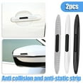 thumbnail image 1 of 2Pcs  2 in 1 Car Anti-Collision Anti-Static Strips Silicone Aging-Proof Car Side Door Edge Guards, 1 of 9