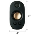 thumbnail image 4 of onn AC Powered Computer Speakers with Volume and Bass Controls, 7.32" Height, 4 of 8