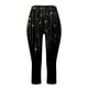 thumbnail image 5 of WILLBEST Leggings de Yoga de Verano para Mujer, Informales, Deportivos, Ajustados, Recortados, para Entrenamiento, Cómodos, Elásticos, de Cintura Alta, 3622 Grande, 5 of 5