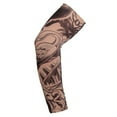 thumbnail image 2 of Mdesiwst 1 Pc Cycling Arm Sleeve Comfortable Anti-UV Tattoo Pattern Breathable Sunscreen Sun Protection High Elasticity Thin Arm Protection Riding Sleeve Cycling Supplies, 2 of 7