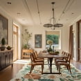 thumbnail image 5 of Moynesa 9'x12' Floral Washable Area Rugs, 9x12ft Soft Bedroom Large Rug for Living Room Ultra-Thin Non Slip Dining Room Rug, Stain Resistant Boho Rugs Easy Clean Throw Carpet for Office,Beige, 5 of 8
