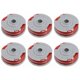 thumbnail image 1 of k3t 6Pcs Replacement Spools for Flymo Contour 500XT Power Trim 500XT k9P Lawn Mower Wire Reels, FLY0, 1 of 5