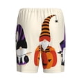 thumbnail image 2 of Lsque Halloween Gnomes1 Mens Sleep Pajama Shorts,Short Pajama Pants, Cotton Ultra-Soft Knit-4X-Large, 2 of 9
