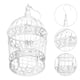 thumbnail image 3 of Adorno de jaula de pájaros de estilo europeo, adorno de jaula de pájaros para fiesta de boda (blanco), 3 of 7