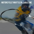 thumbnail image 2 of Throttle Cable, 110cm Straight Head Motorcycle Throttle Oil Cable Line For Pit Dirt Motor Trail Bike Motocross, 2 of 8