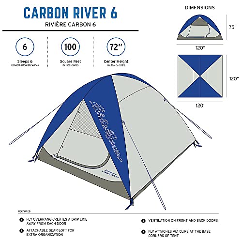 Eddie Bauer Carbon River 6 Tent, Island 