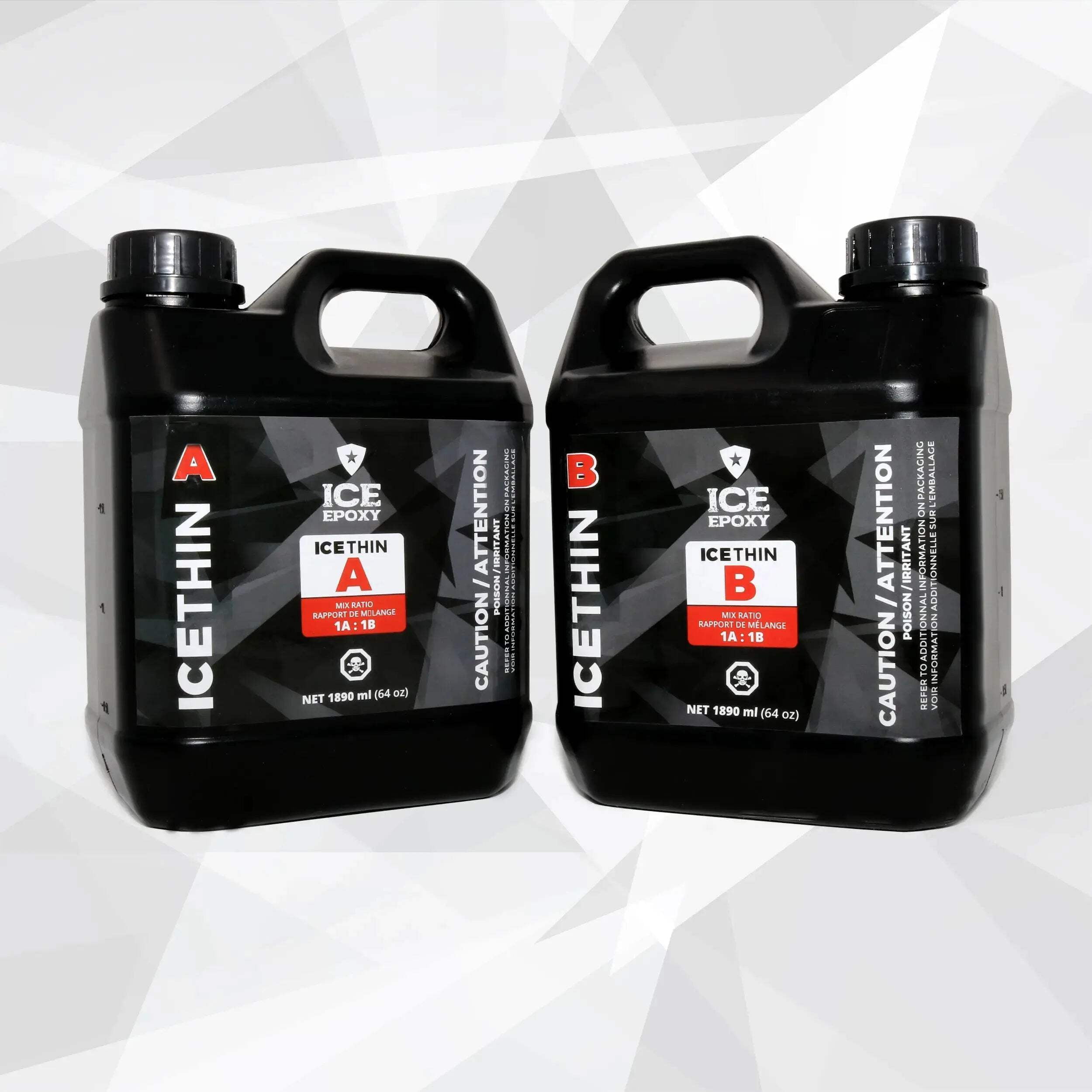 ICE-THIN Flood Coat Crystal Epoxy 1 gallons