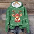 thumbnail image 6 of Futezty Christmas Hoodies for Women Fashion Graphic Sweatshirts Casual Long Sleeve Hooded Girls Teen, 6 of 7
