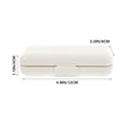 thumbnail image 3 of MasteelfCA 2 Pcs Compartiments Boîtes à Pilules de Voyage Organisateurs de Rangement en Plastique Portables (Couleur Assortie), 3 of 7