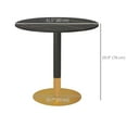 thumbnail image 3 of HOMCOM Dining Table Round Kitchen Table w/ Faux Marble Top for Dining Room, 3 of 10