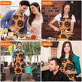 thumbnail image 4 of Classic Halloween Pumpkin Apron-Garden Aprons for Women with Pockets-Cotton Linen Waterproof Kitchen Cooking Gardening Aprons Adjustable for Kitchen,Cooking,BBQ and Salon 32"x27", 4 of 7